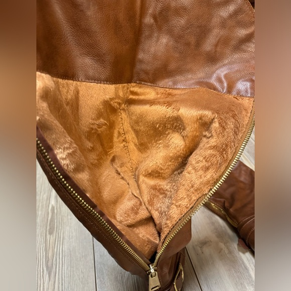 Just Fab over the knee brown boots size 8 - Picture 5 of 9